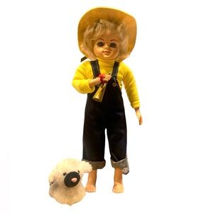 Little Boy Blue 14" Doll w Sheep Collectible Fairy Tale Series by Brinn's Boxed
